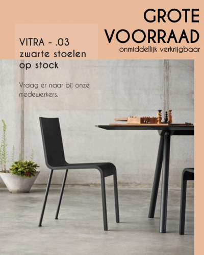 Vitra: Grote voorraad .03 stoelen / Onmiddellijk verkrijgbaar