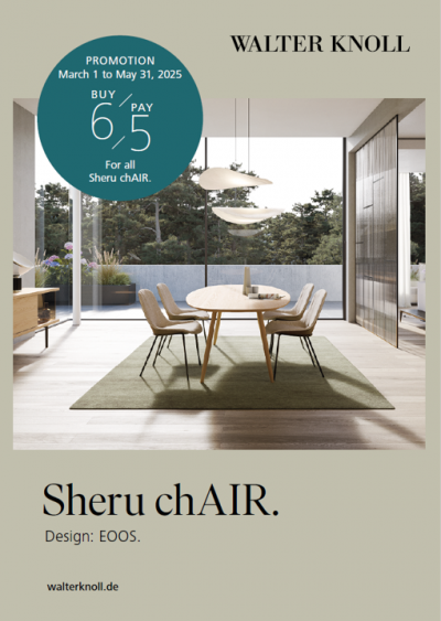 Sheru stoel: 5+1 stoel gratis