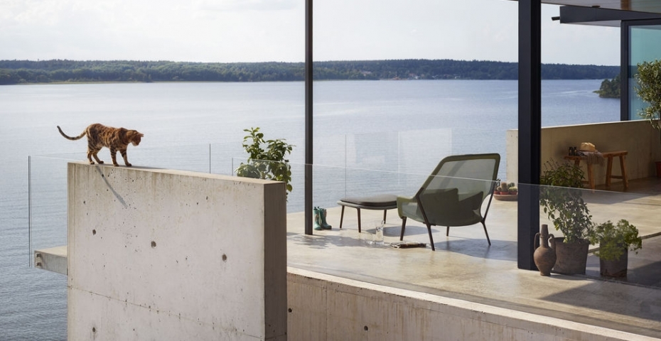 Slow Chair & Ottoman Vitra - Slow chair ottoman 823160 preview