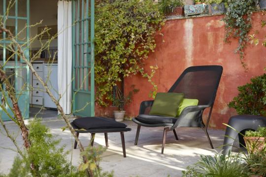Slow Chair & Ottoman Vitra - Vitra-slow-chair-w-ottoman-ambiente-03 zoom (1)